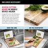 33” Workstation Kitchen Sink Drop-In Top Mount Stainless Steel Single Bowl with WorkFlow™ Ledge and Accessories